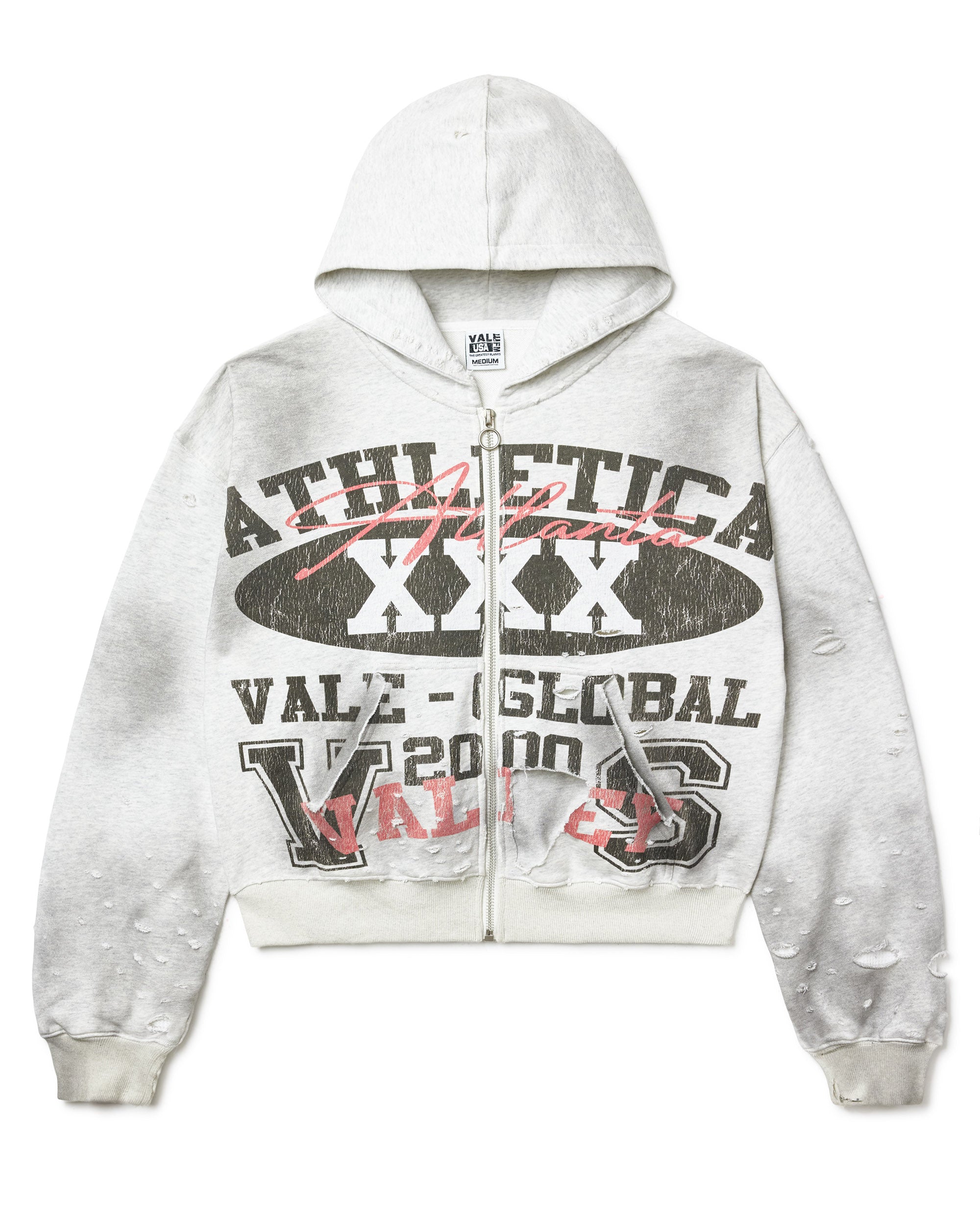 DESTROYER ZIP UP HOODIE – VALE JERSEY CITY