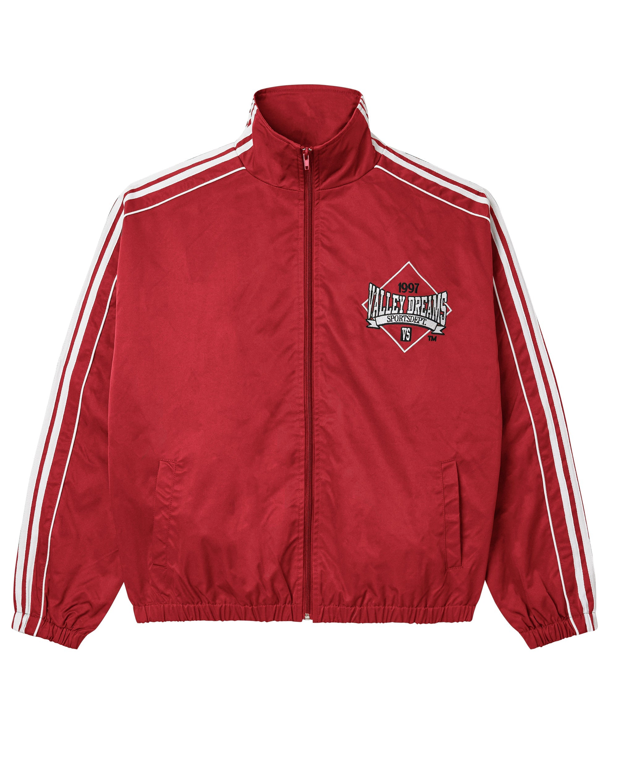 RED STRIPE TRACK JACKET – VALE JERSEY CITY