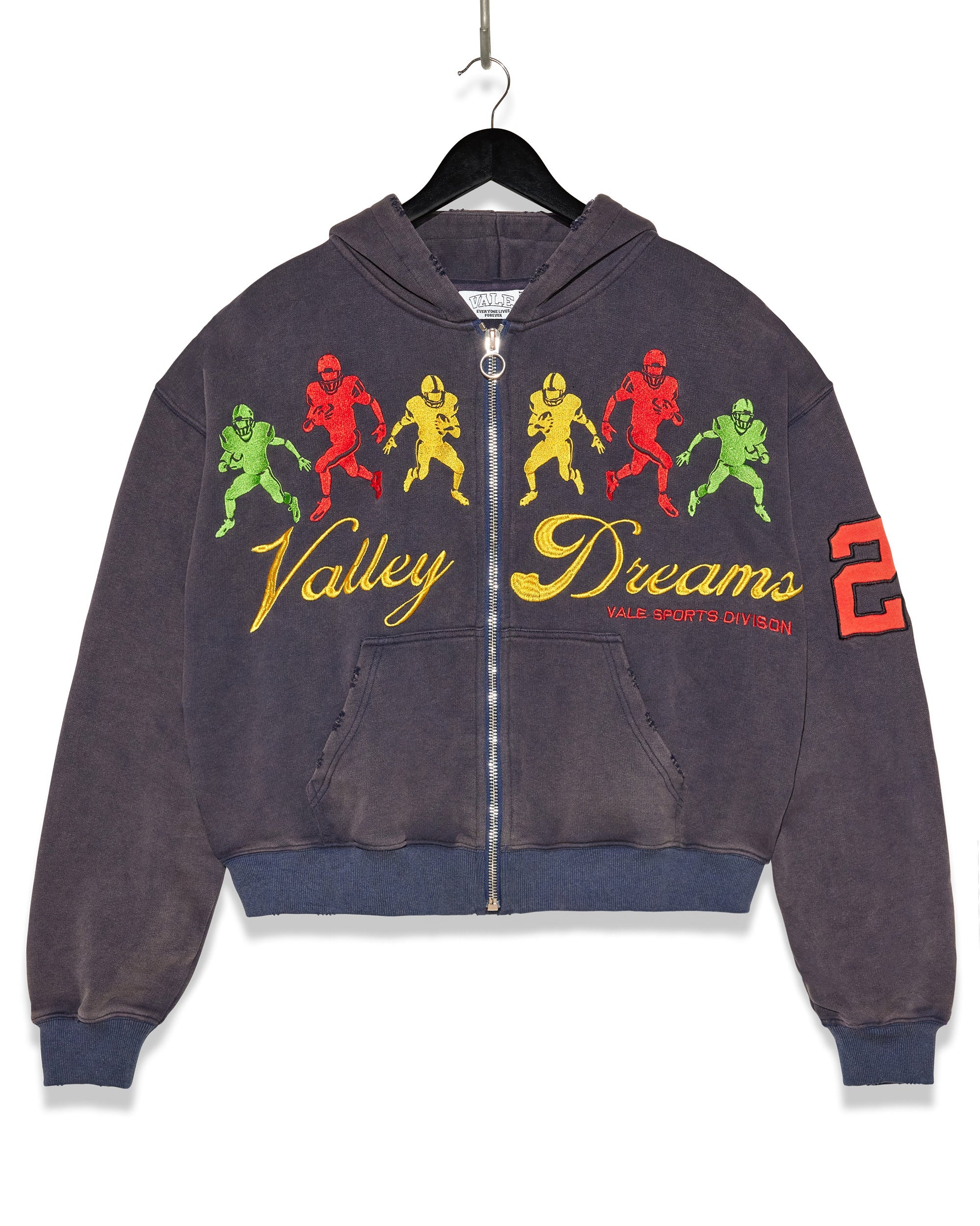 NAVY VALLEY DREAM ZIP-UP – VALE JERSEY CITY