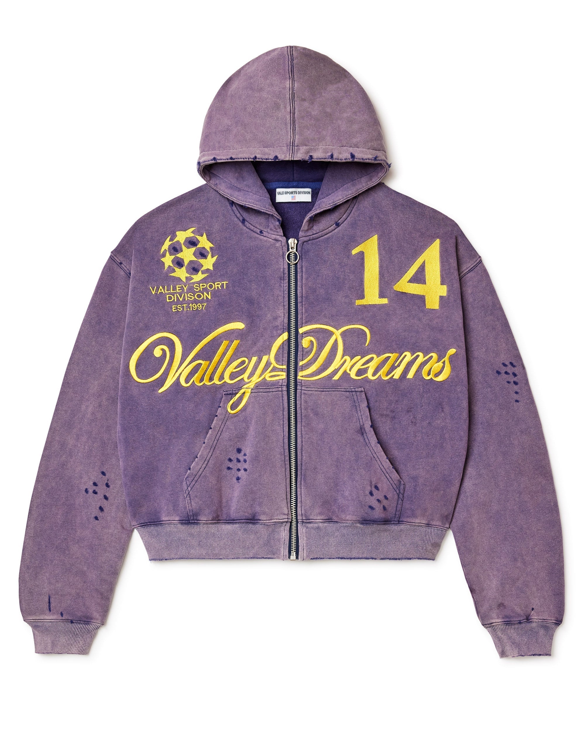 14 ZIP UP HOODIE – VALE JERSEY CITY