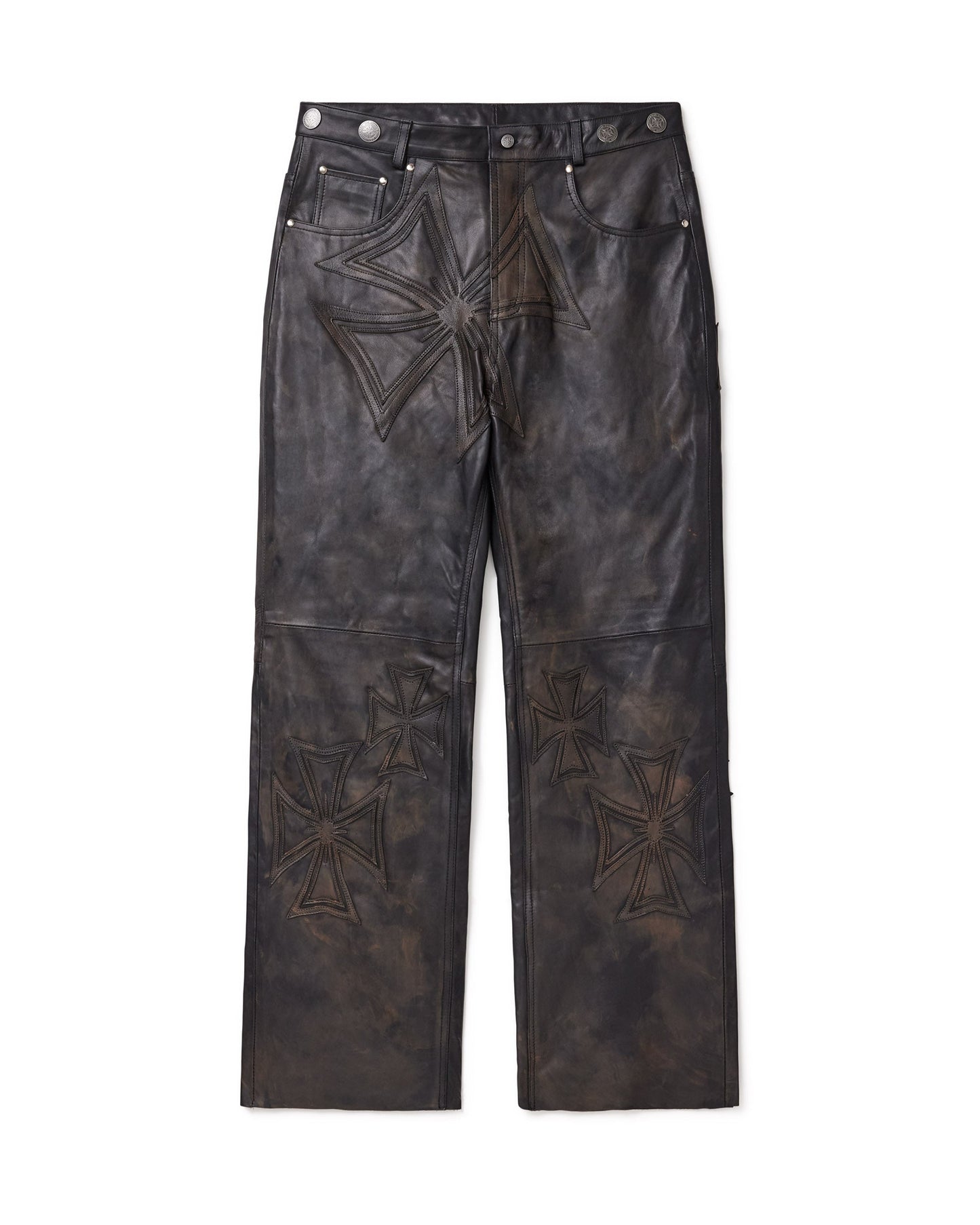 LEATHER CROXXX DENIM
