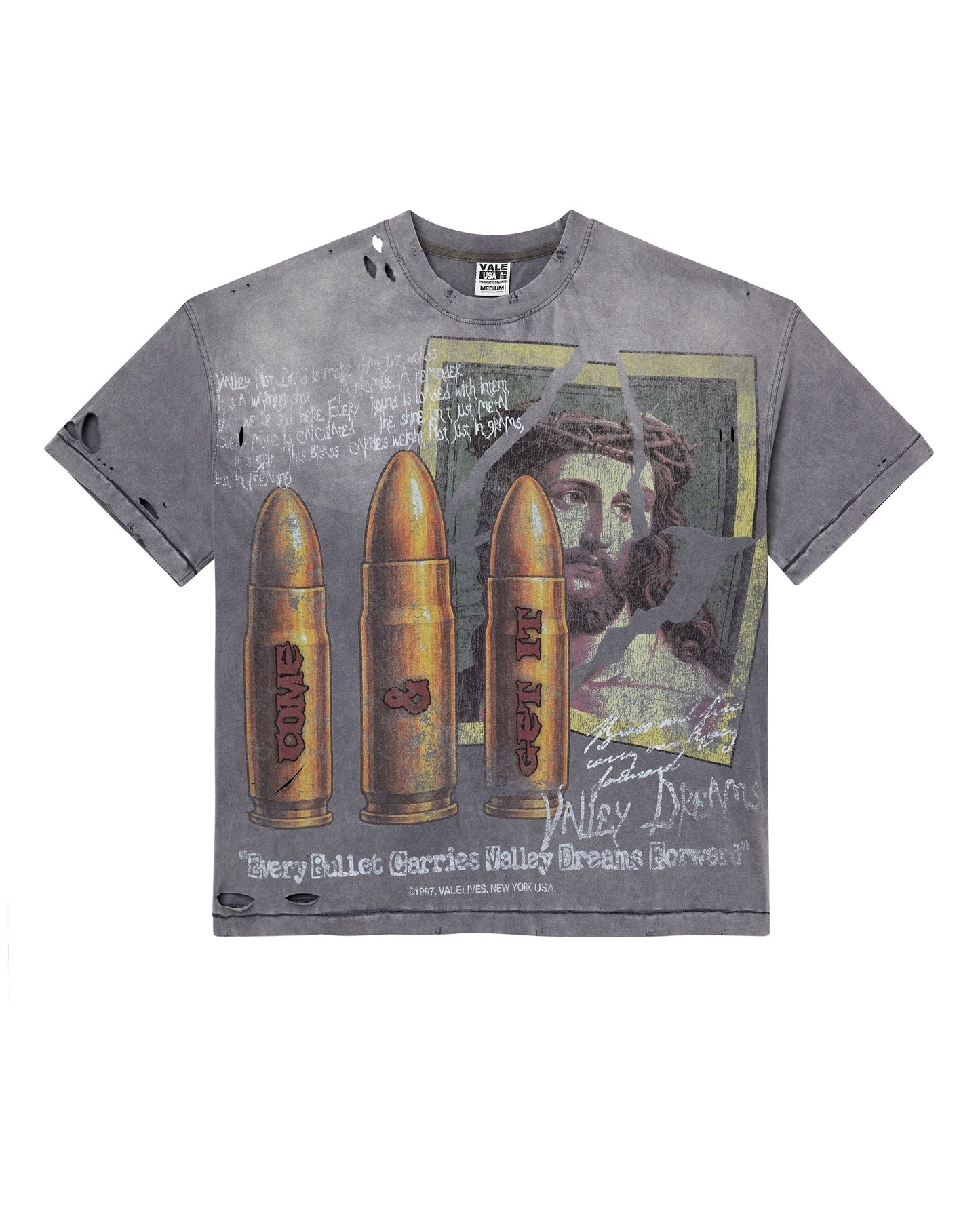 FAITH THRASHED TEE