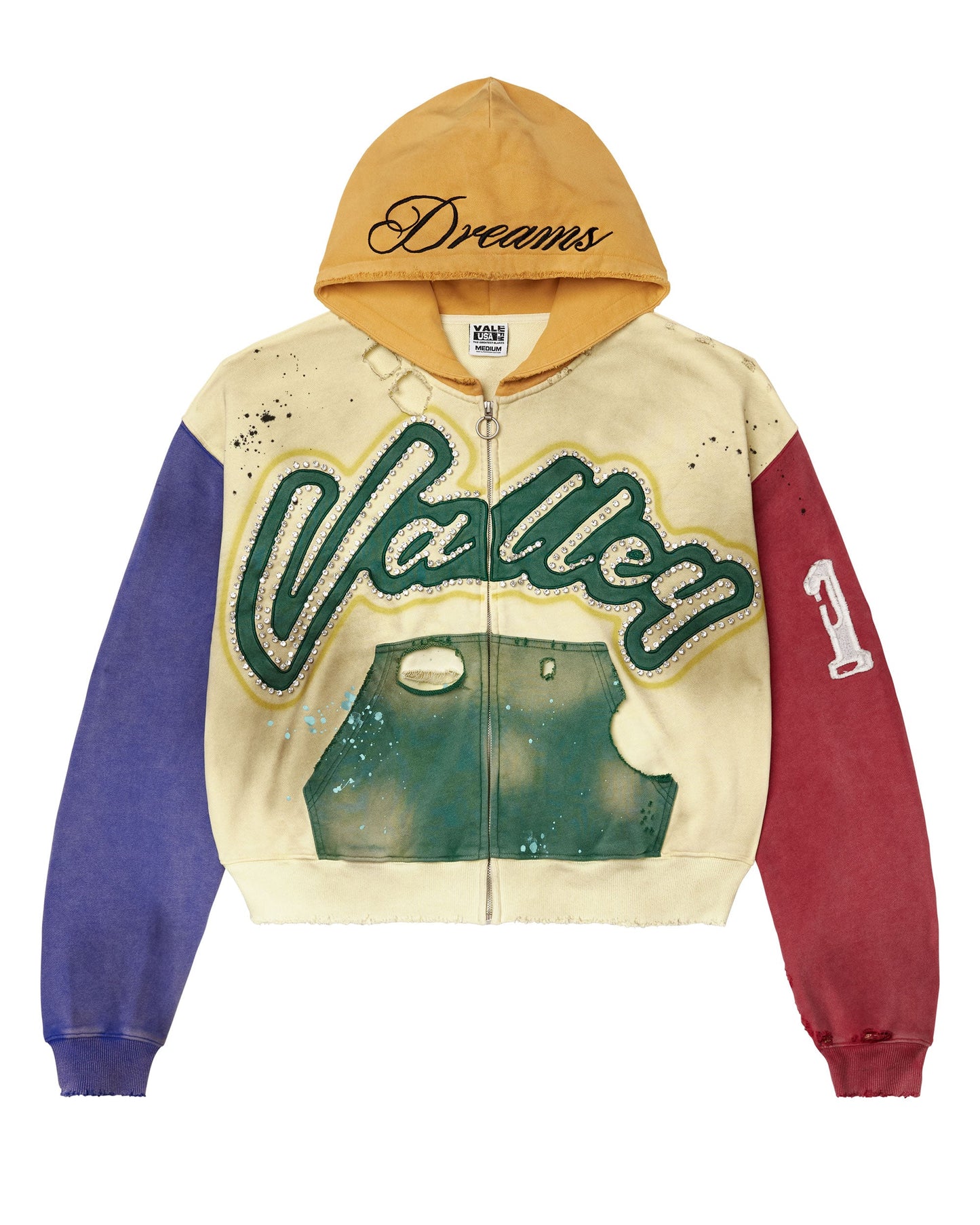 COLLAGE ZIP UP