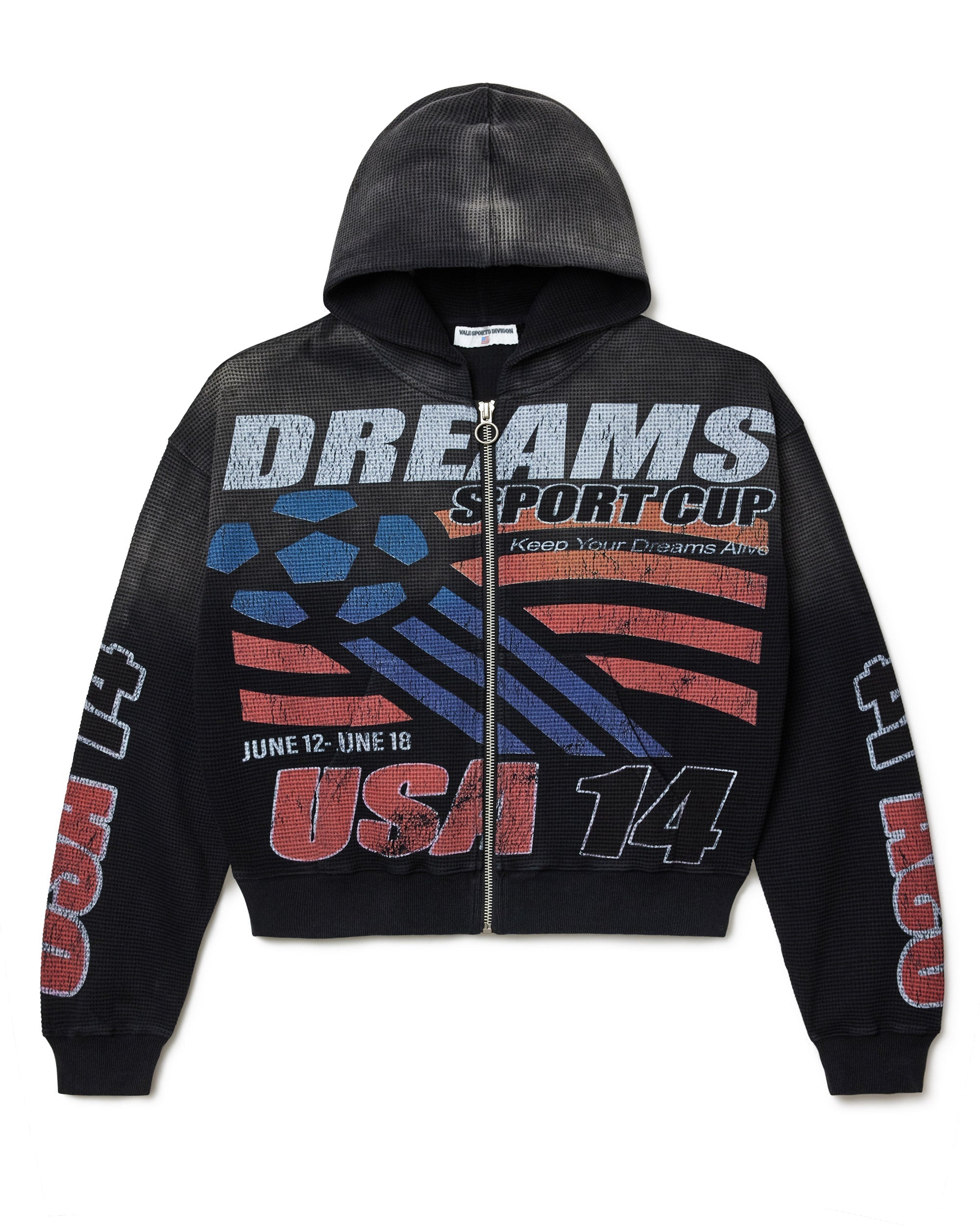 USA14 THERMAL ZIP UP HOODIE – VALE JERSEY CITY