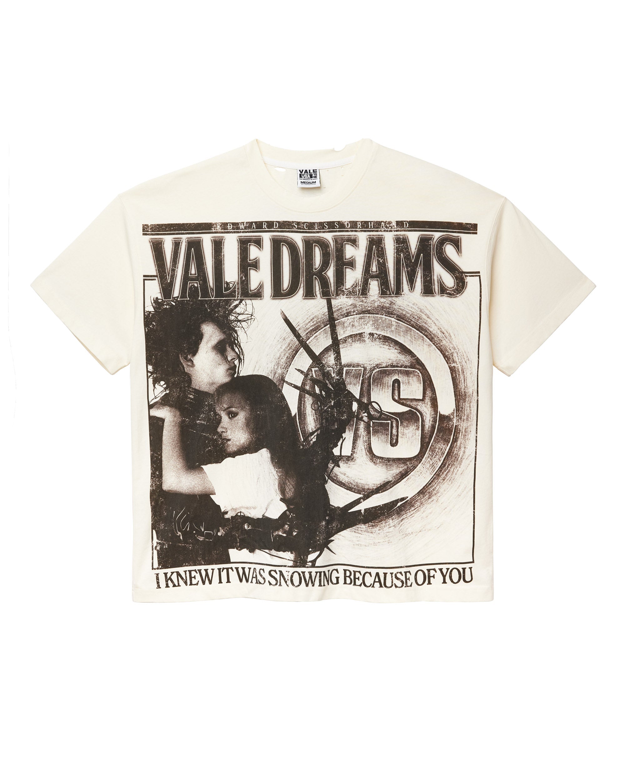 VALE FOREVER T Shirts ヴィンテージ Tシャツ SCISSORHANDS TEE SCISSORHANDS TEE – VALE JERSEY CITY