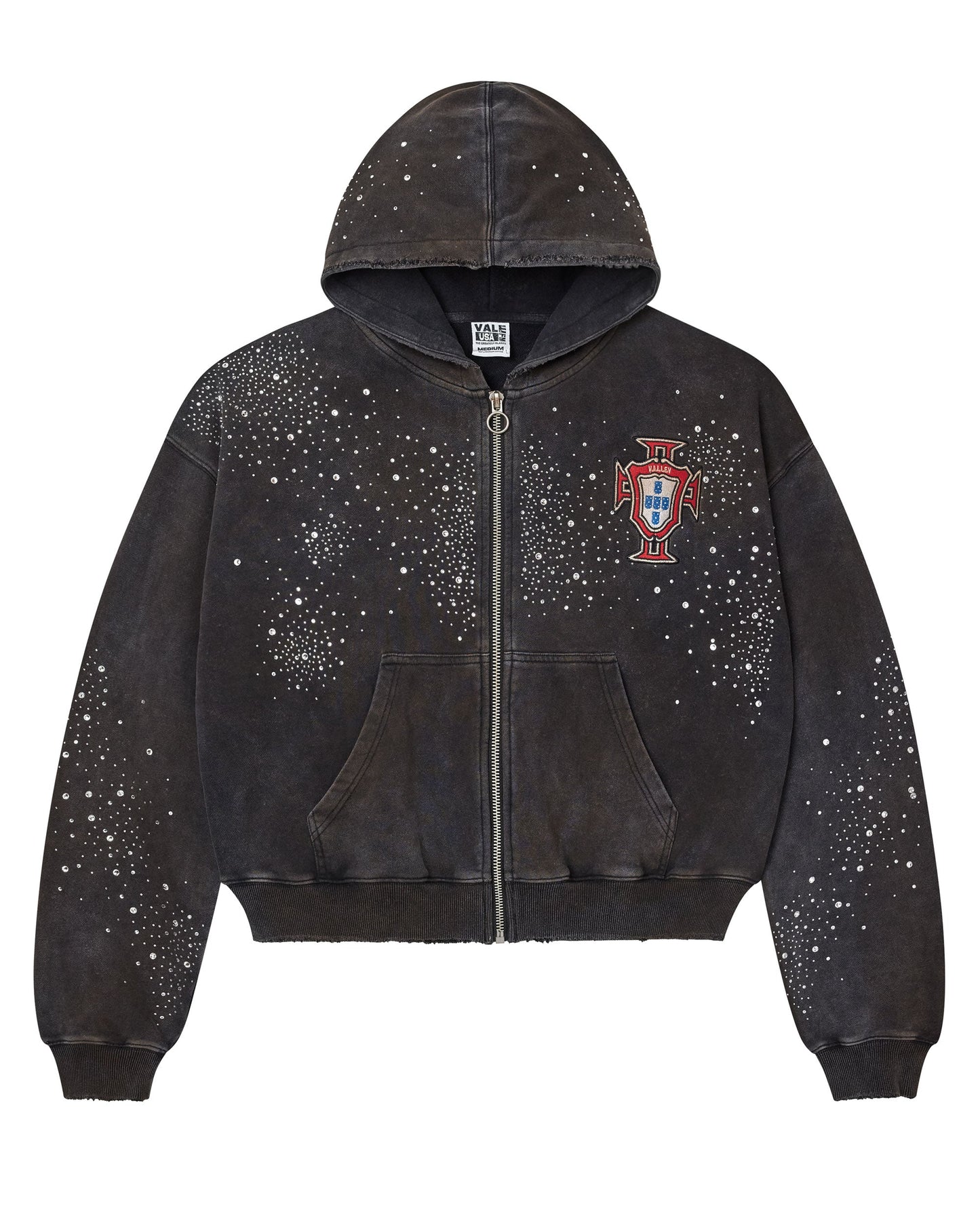 PLUTO CLUSTERED ZIP UP