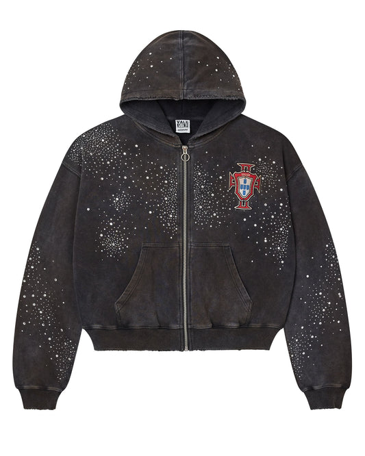 PLUTO CLUSTERED ZIP UP