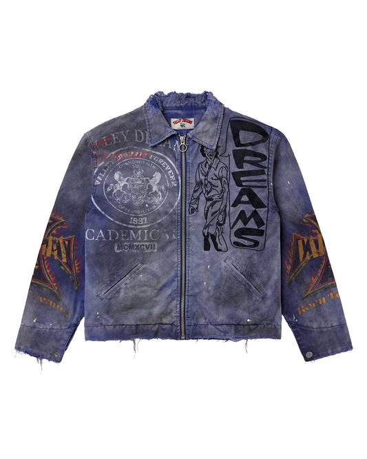 DESTRUCTION WORK JACKET [INDIGO]