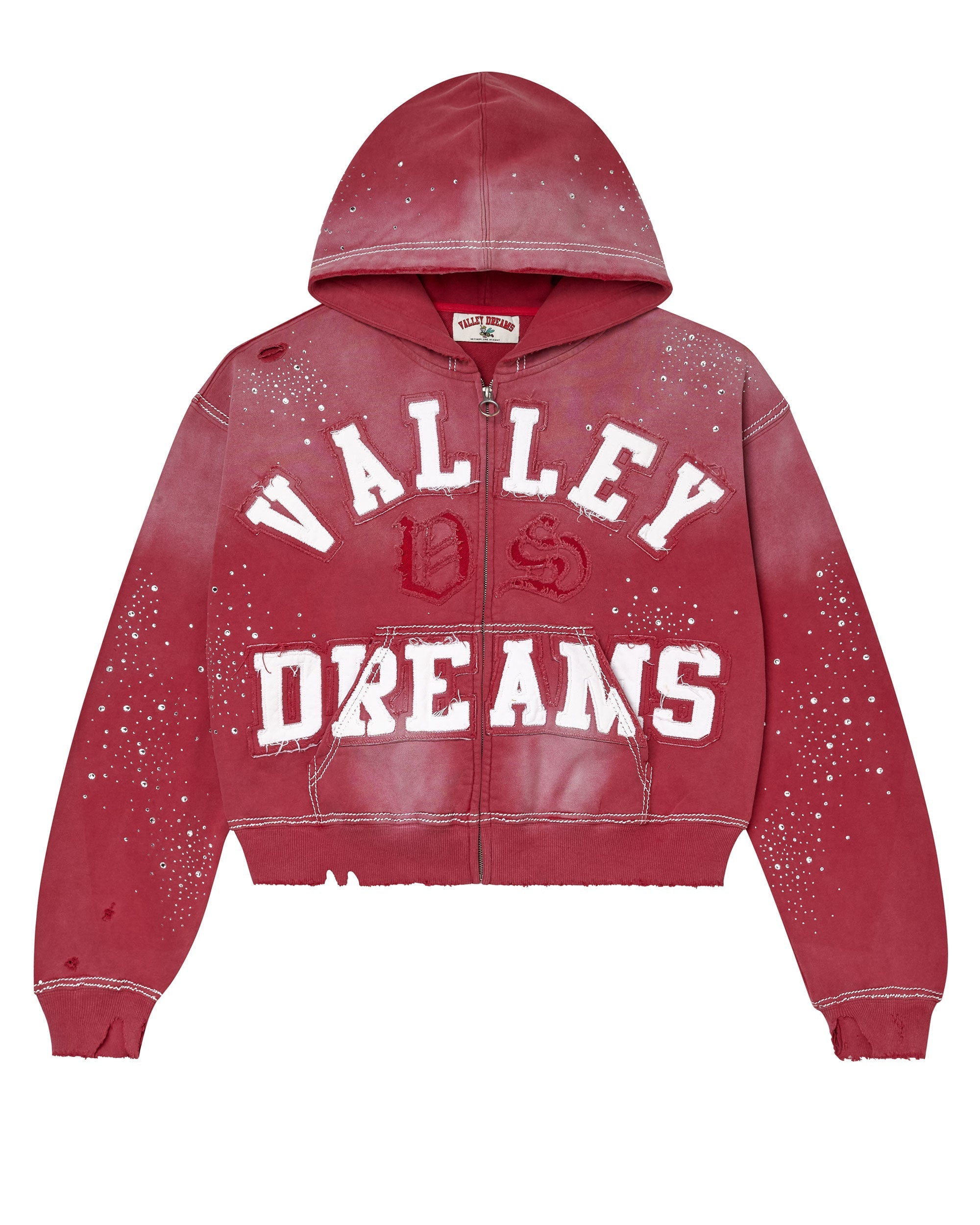 CLASSICO ZIP UP HOODIE [RUBY] – VALE JERSEY CITY
