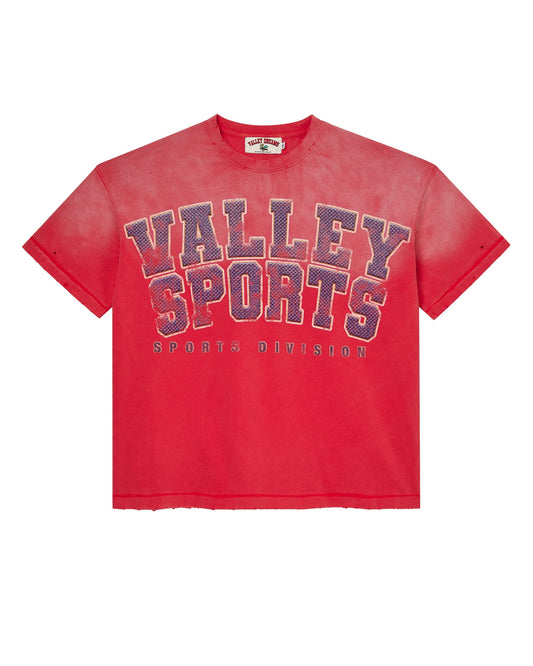 SPORTS DIVISION TEE [RED BURN]
