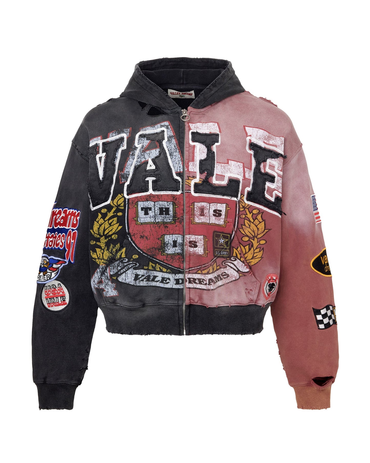 TWO FACE ZIP UP