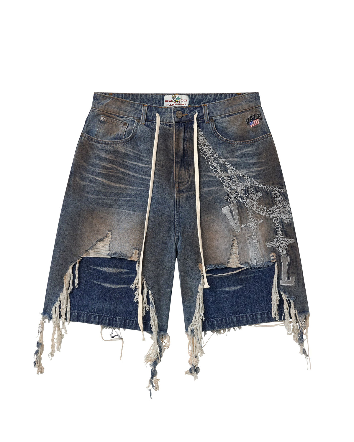 CHAIN JORTS [BLUE]