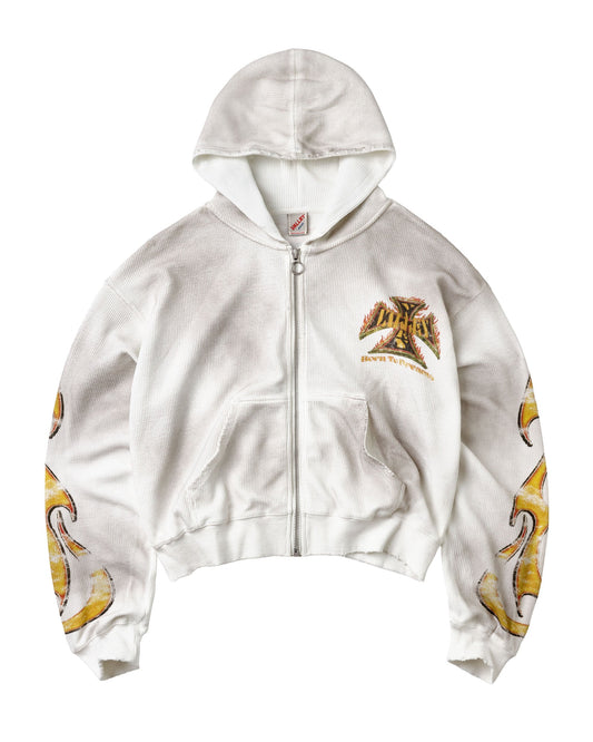 REBORN WAFFLE ZIP UP