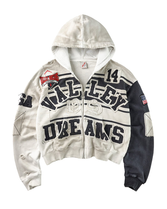 COLLAGE ZIP UP [OREO]
