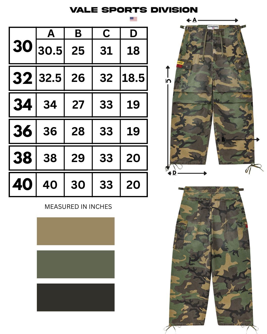 VA-02 CAMO CARGOS