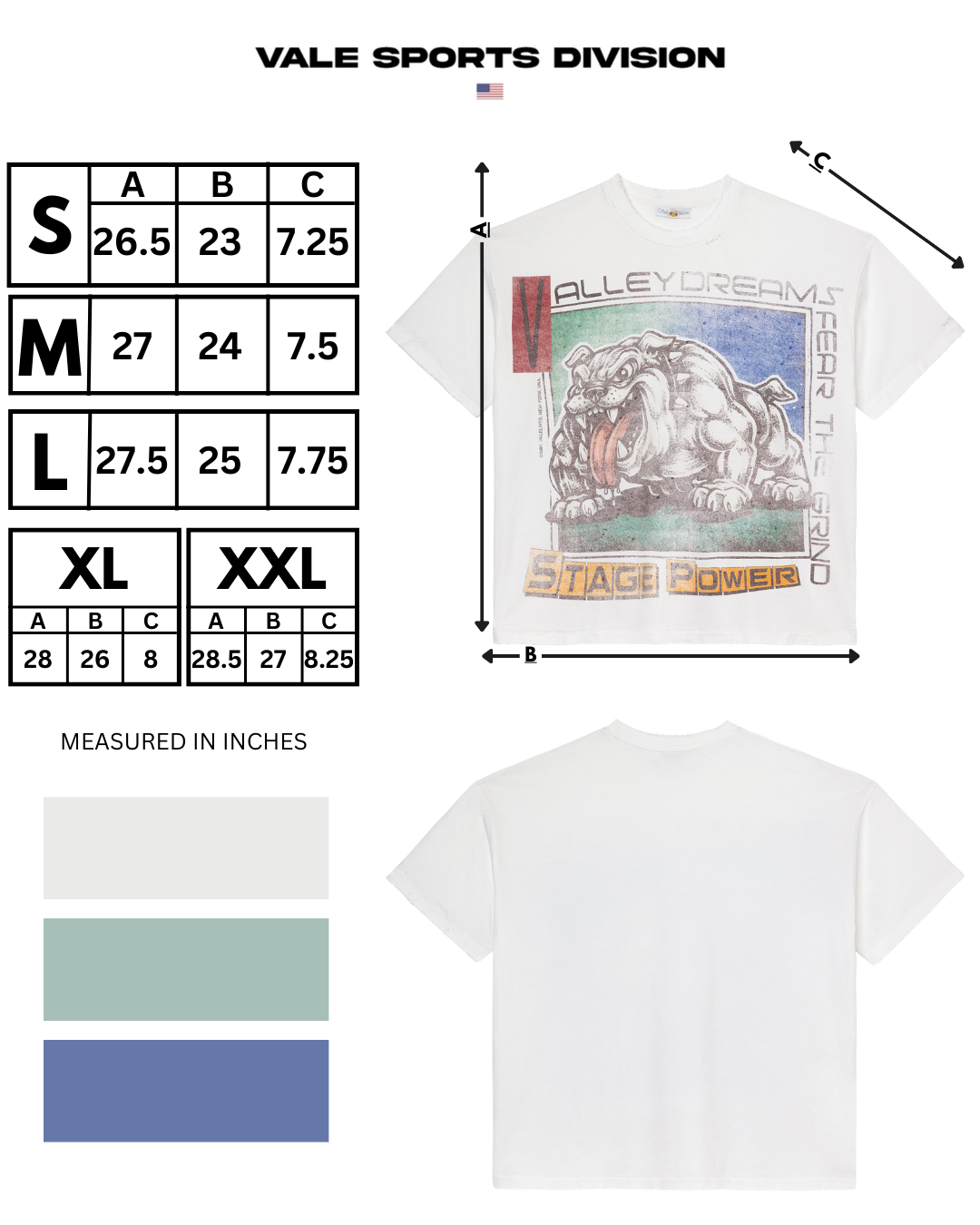 BIG STAGE TEE [WHITE]