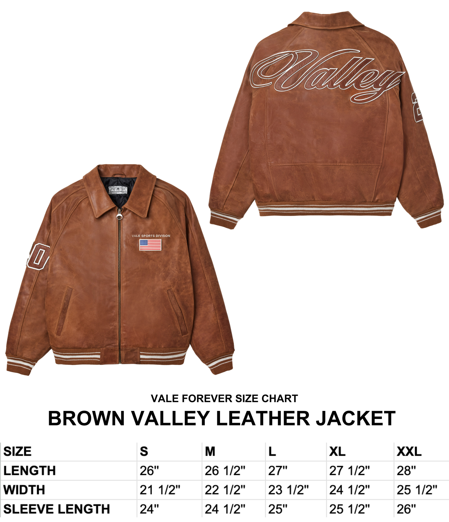 BROWN VALLEY LEATHER JACKET