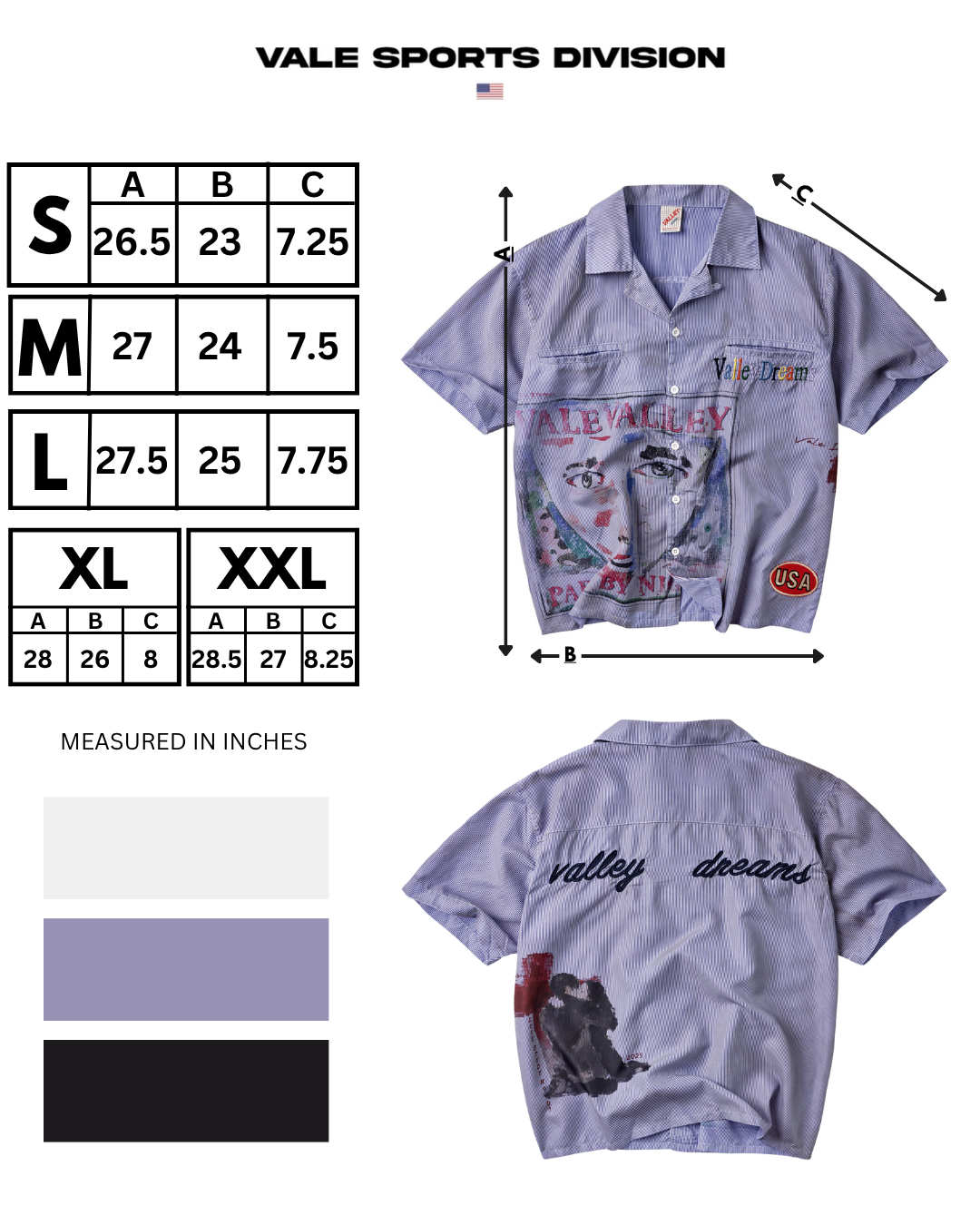 PARIS NIGHT SHORT SLEEVE [BLUE]