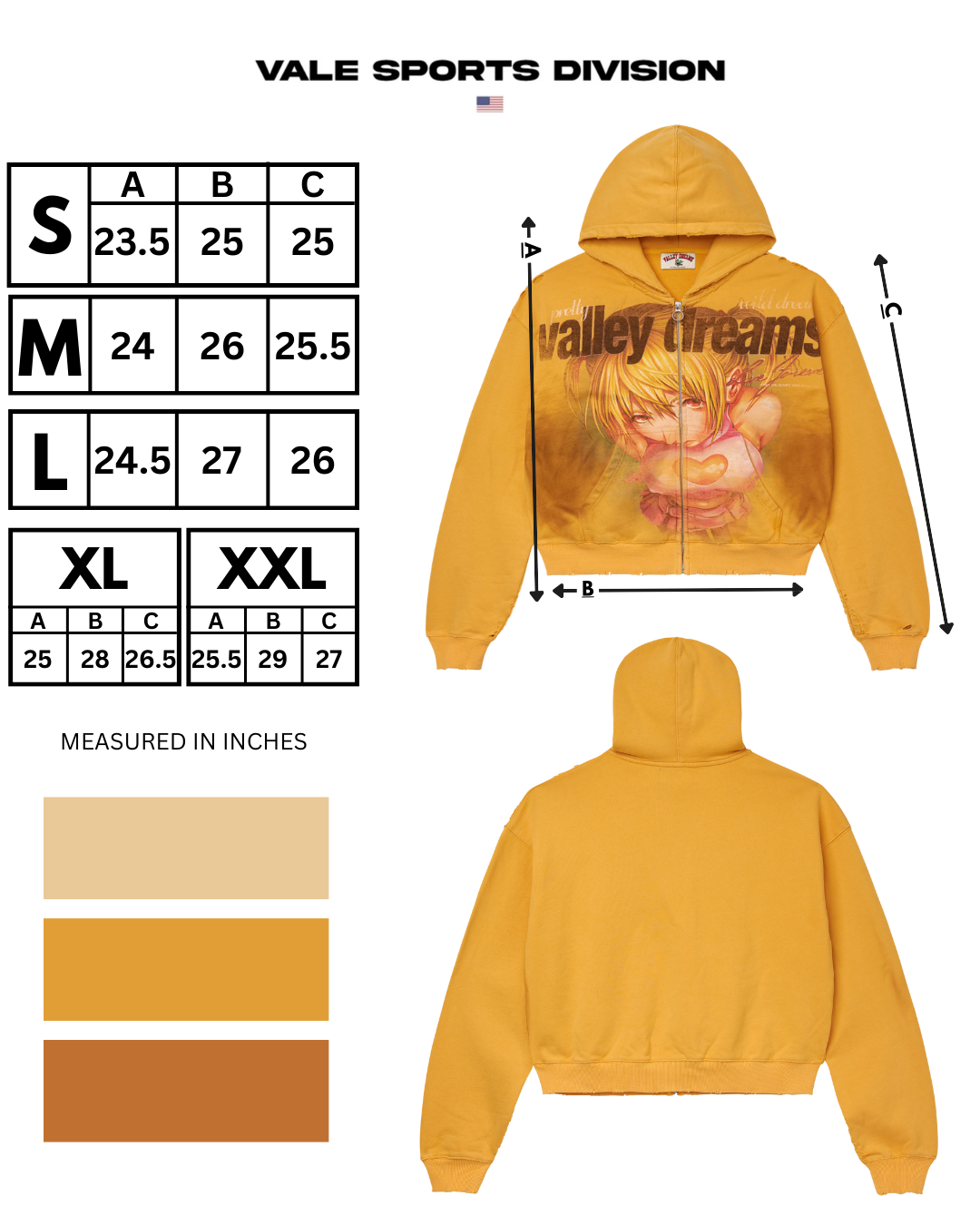 GOLD RUSH ZIP UP