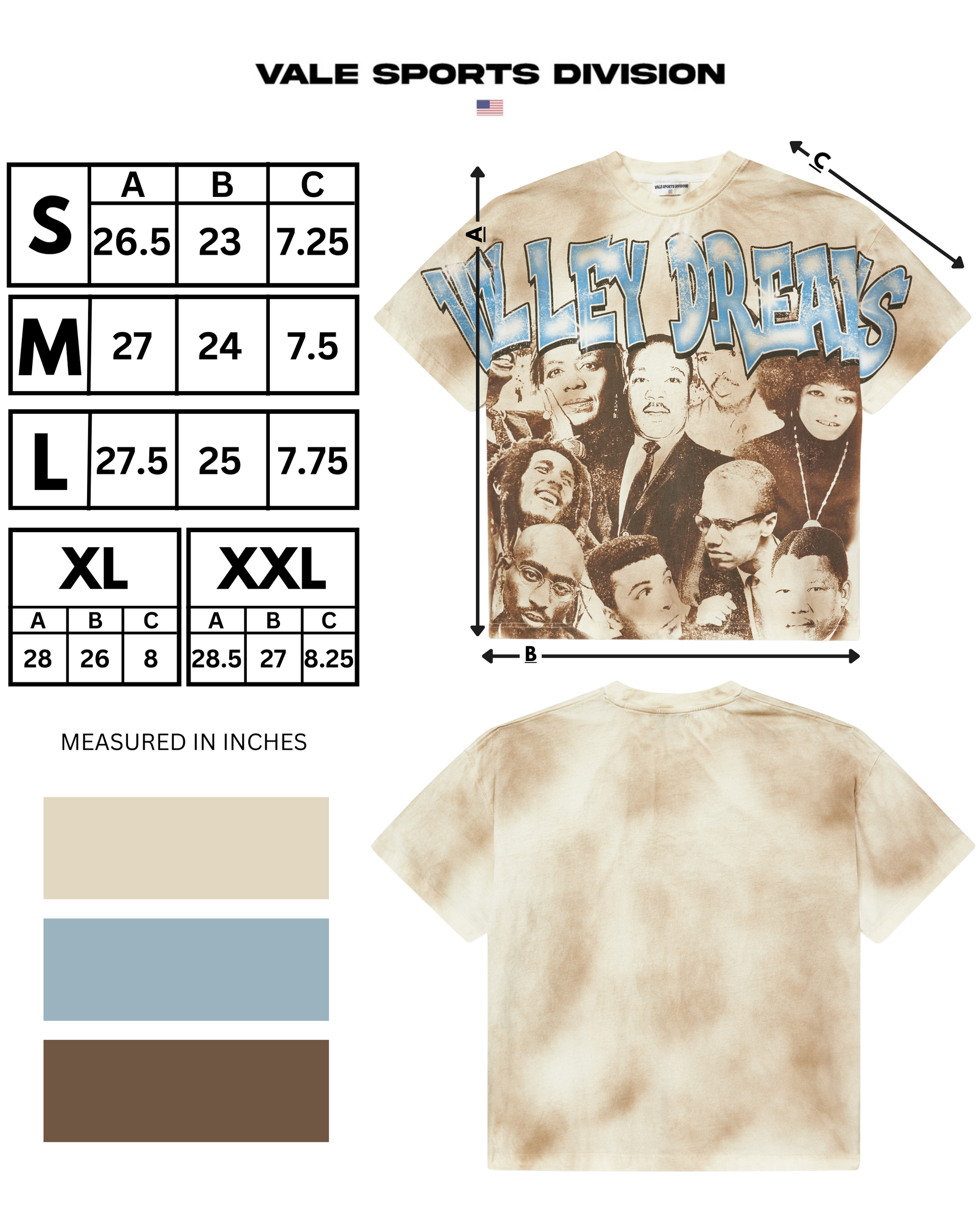 RUSHMORE TEE – VALE JERSEY CITY