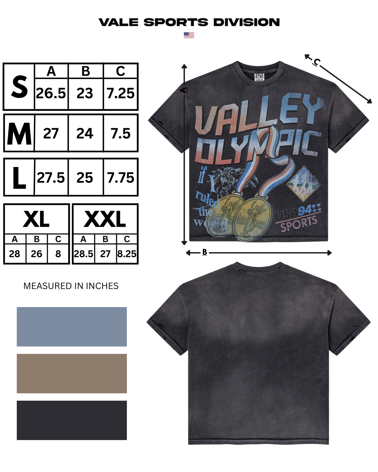 OLYMPIA TEE [BLACK]