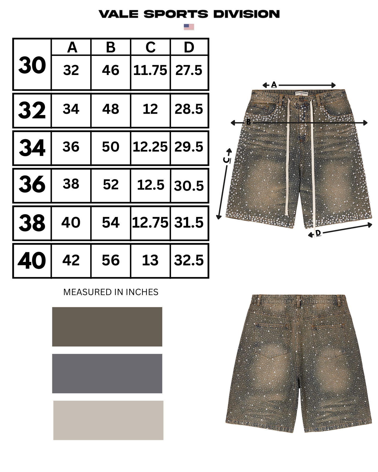 RAINSTORM JORTS