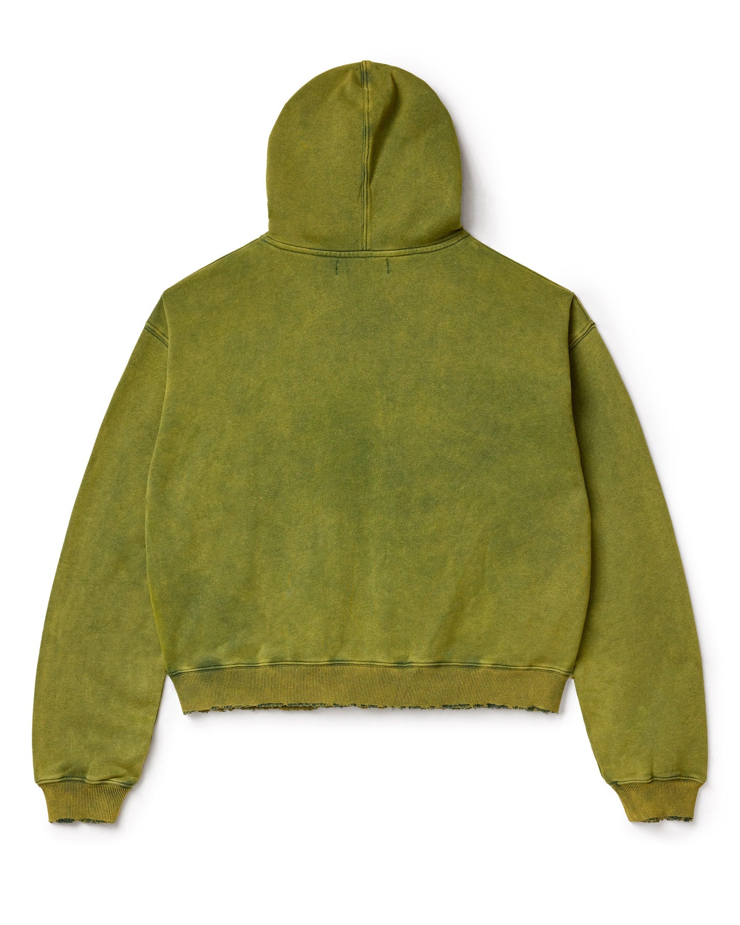 GREEN ATHLETICA ZIP UP HOODIE