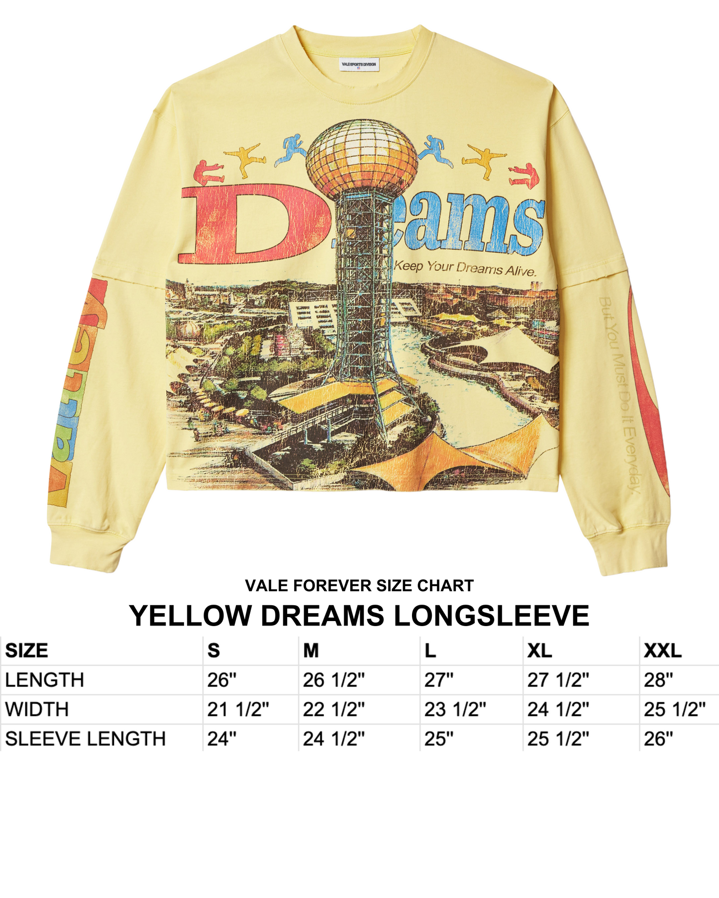 YELLOW DREAMS LONGSLEEVE
