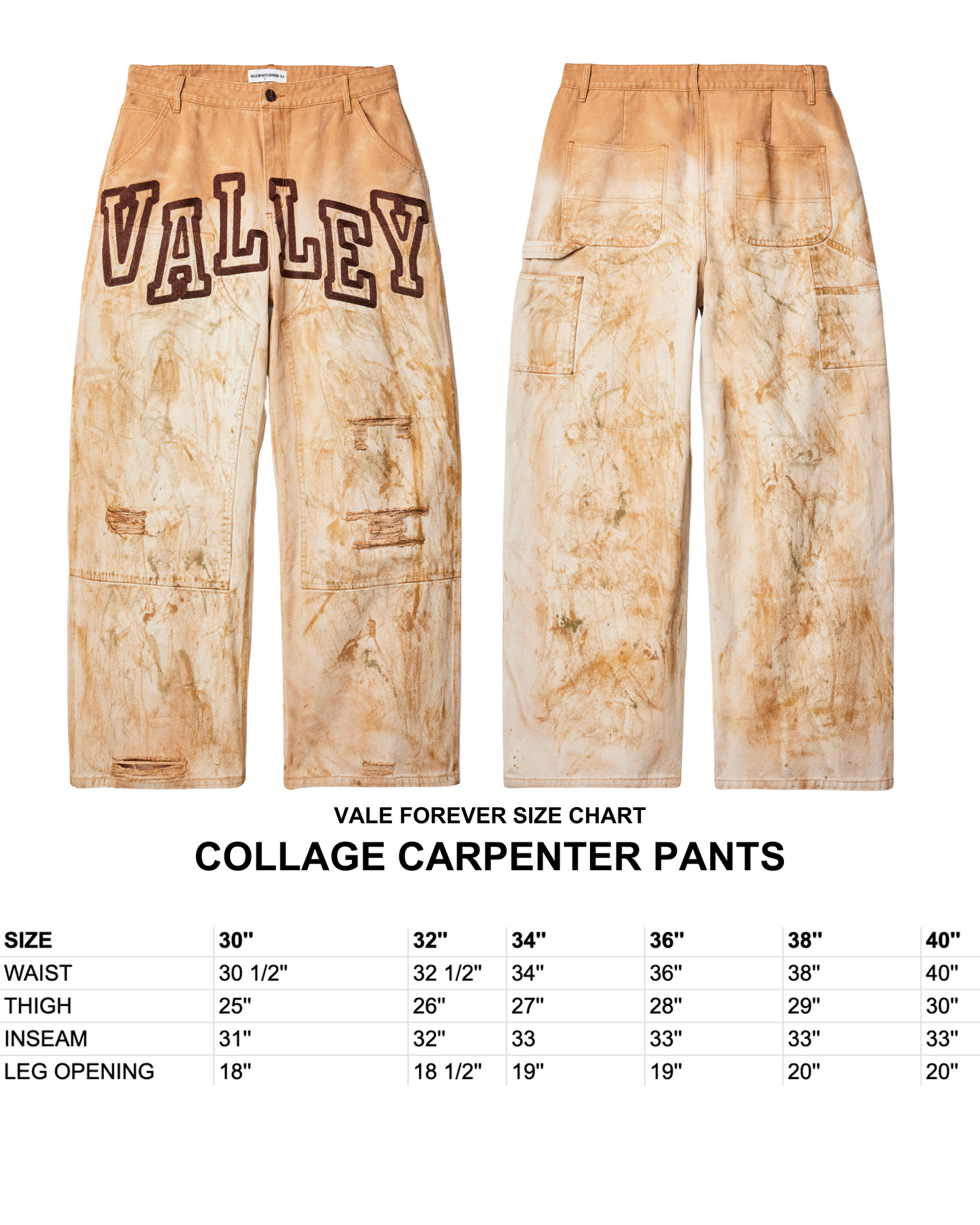 COLLAGE CARPENTER PANTS
