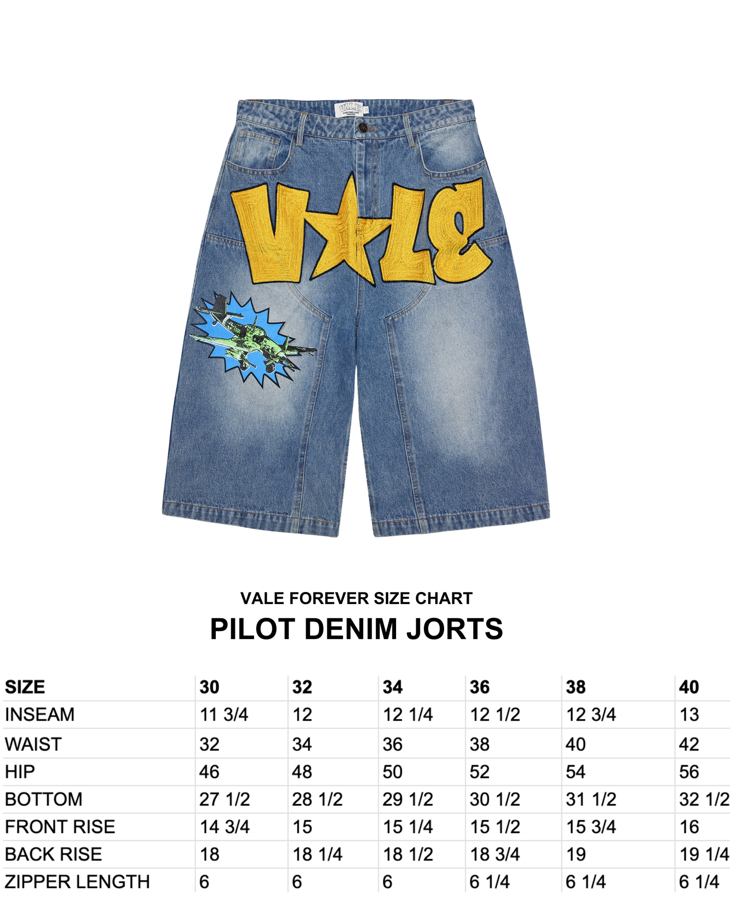 PILOT DENIM JORTS