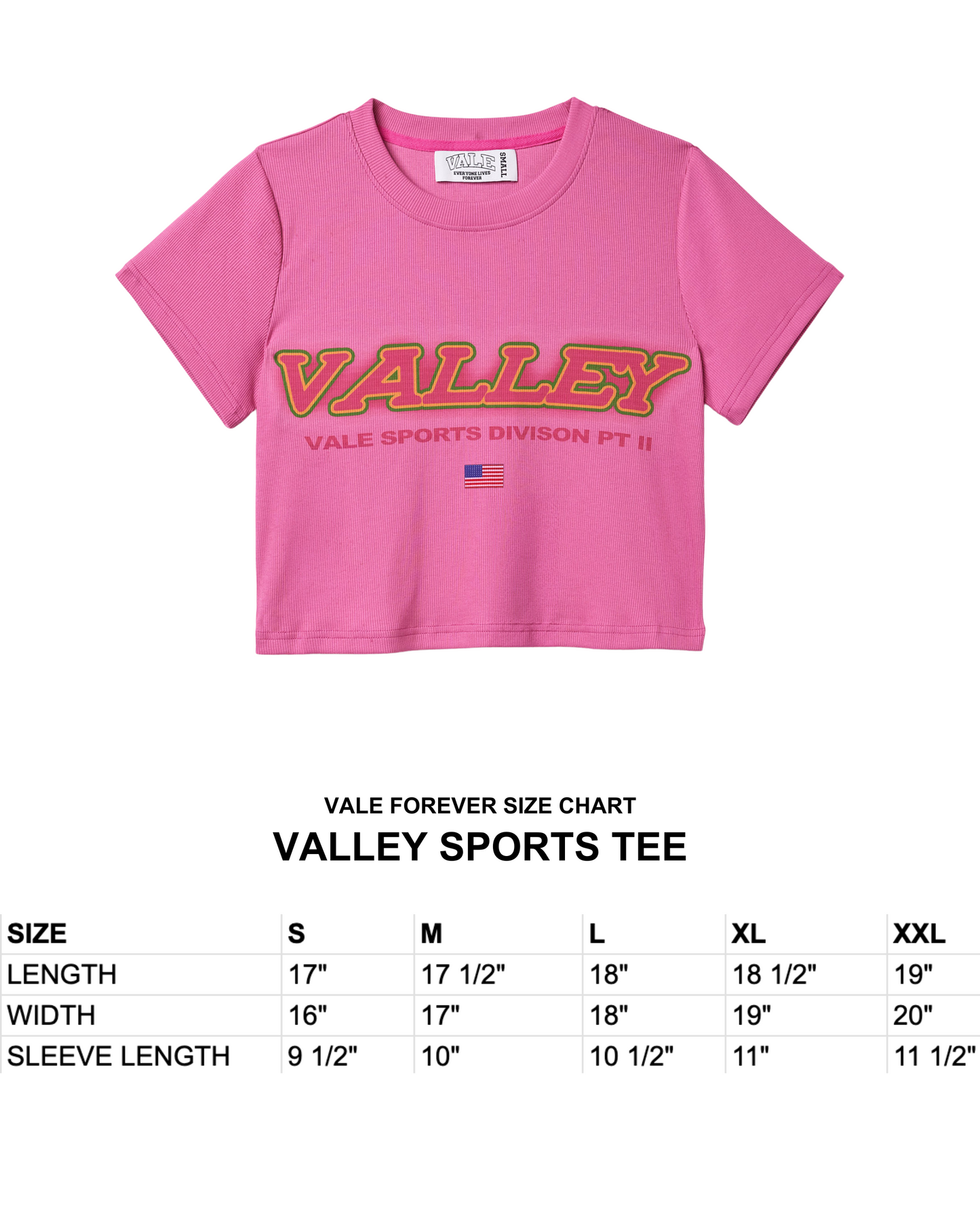 VALLEY SPORTS TEE – VALE JERSEY CITY