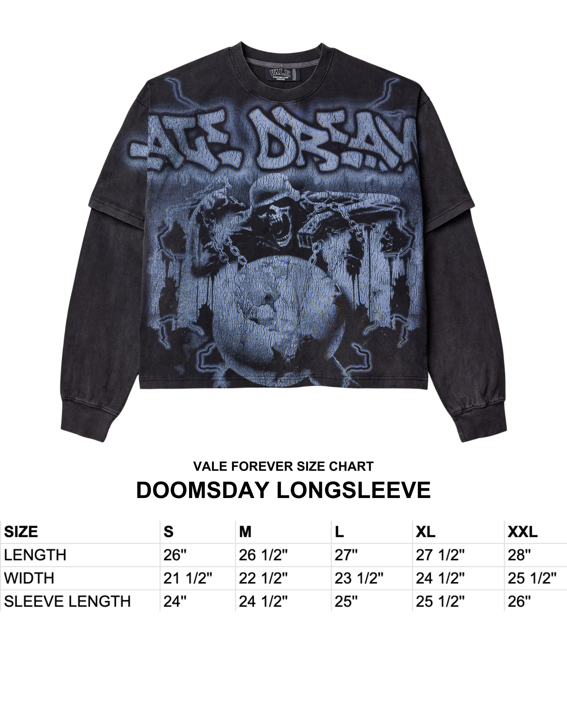 DOOMSDAY LONGSLEEVE – VALE JERSEY CITY