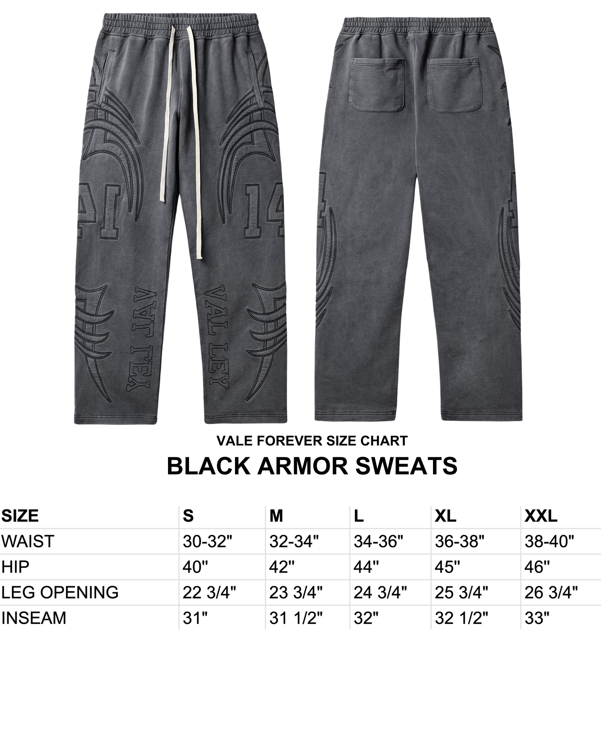 BLACK ARMOR SWEATS VALE JERSEY CITY