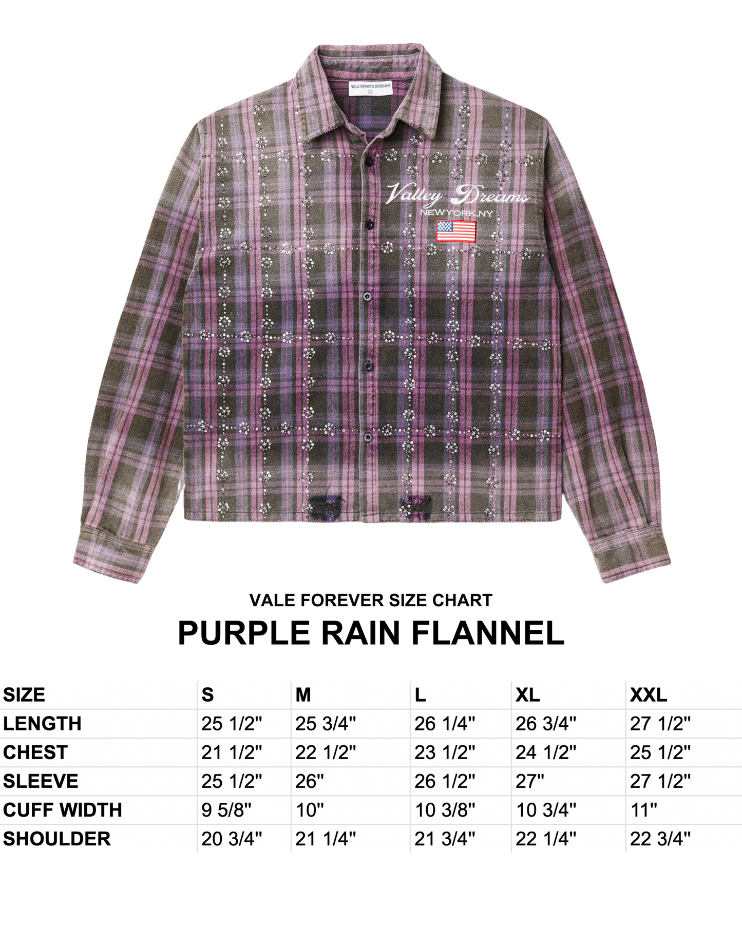 forever vale ストーン装飾 NWAHYPE – Brown Flannel Chocolate Forever Vale 長袖 チェック柄ネルシャツ トップス