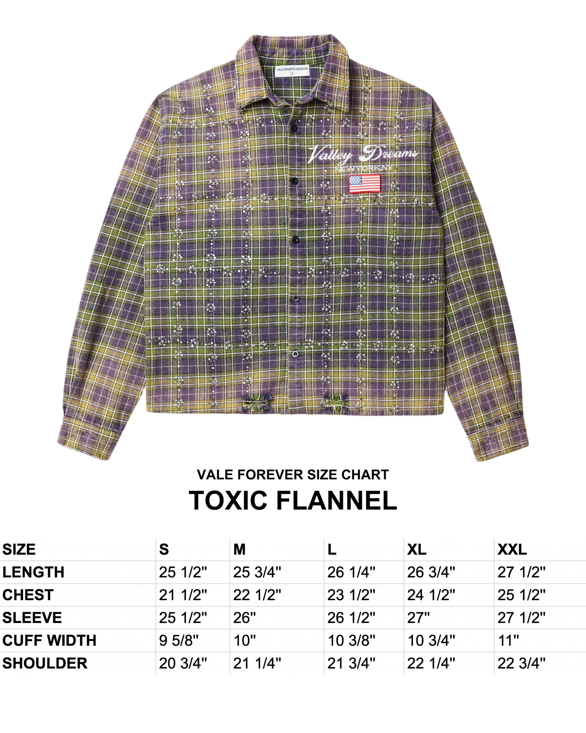 TOXIC FLANNEL – VALE JERSEY CITY