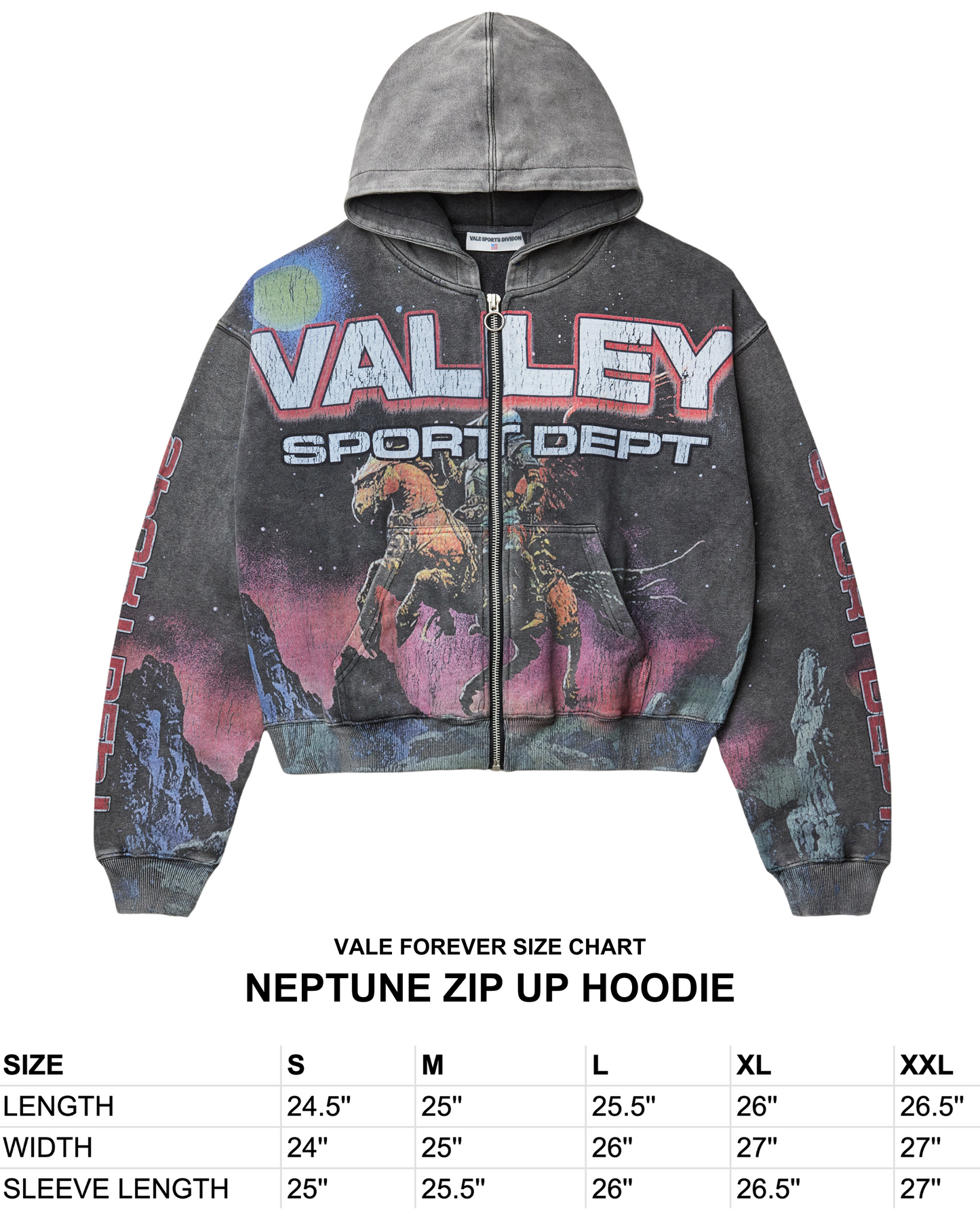 NEPTUNE ZIP UP HOODIE – VALE JERSEY CITY