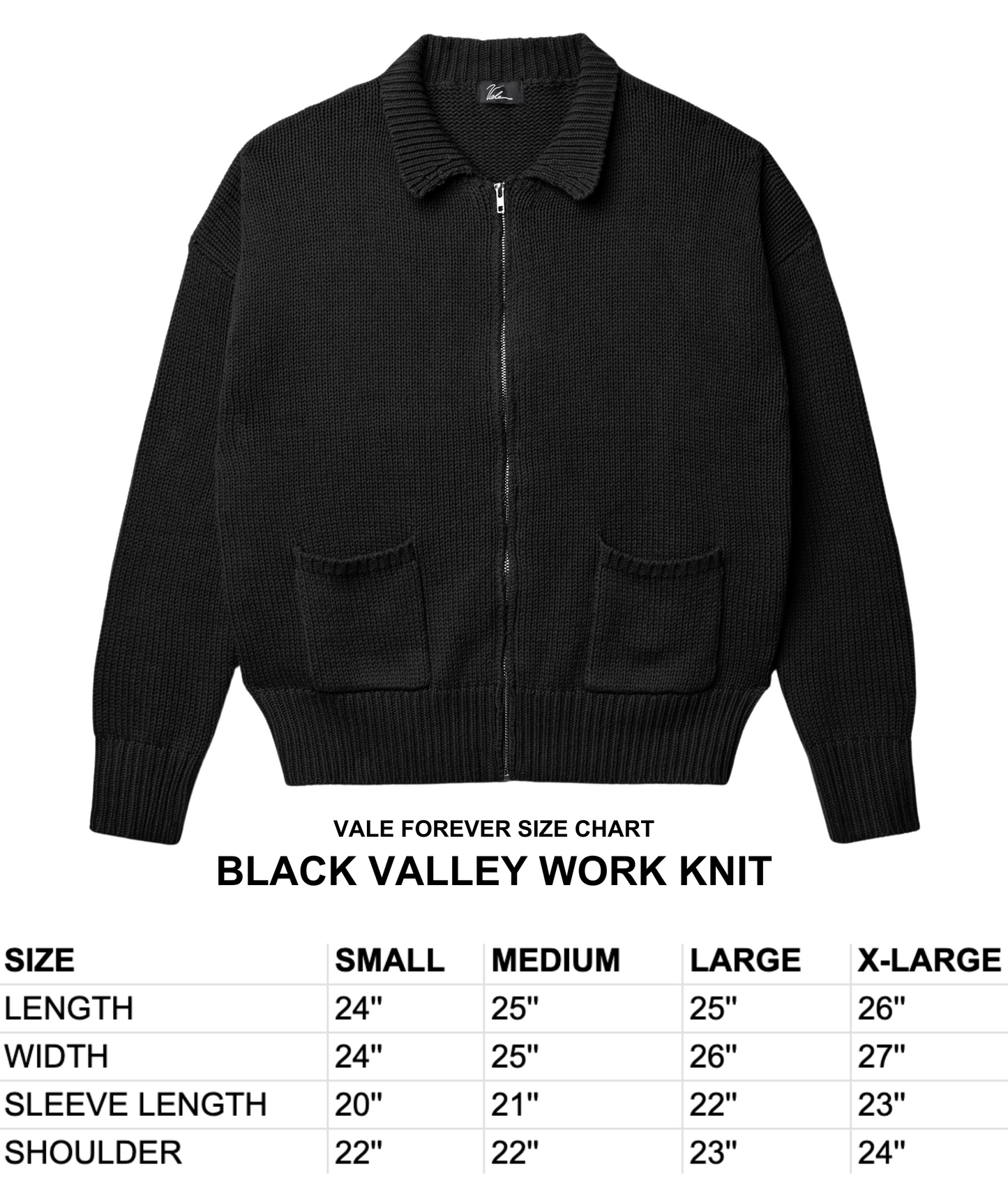 BLACK VALLEY WORK KNIT
