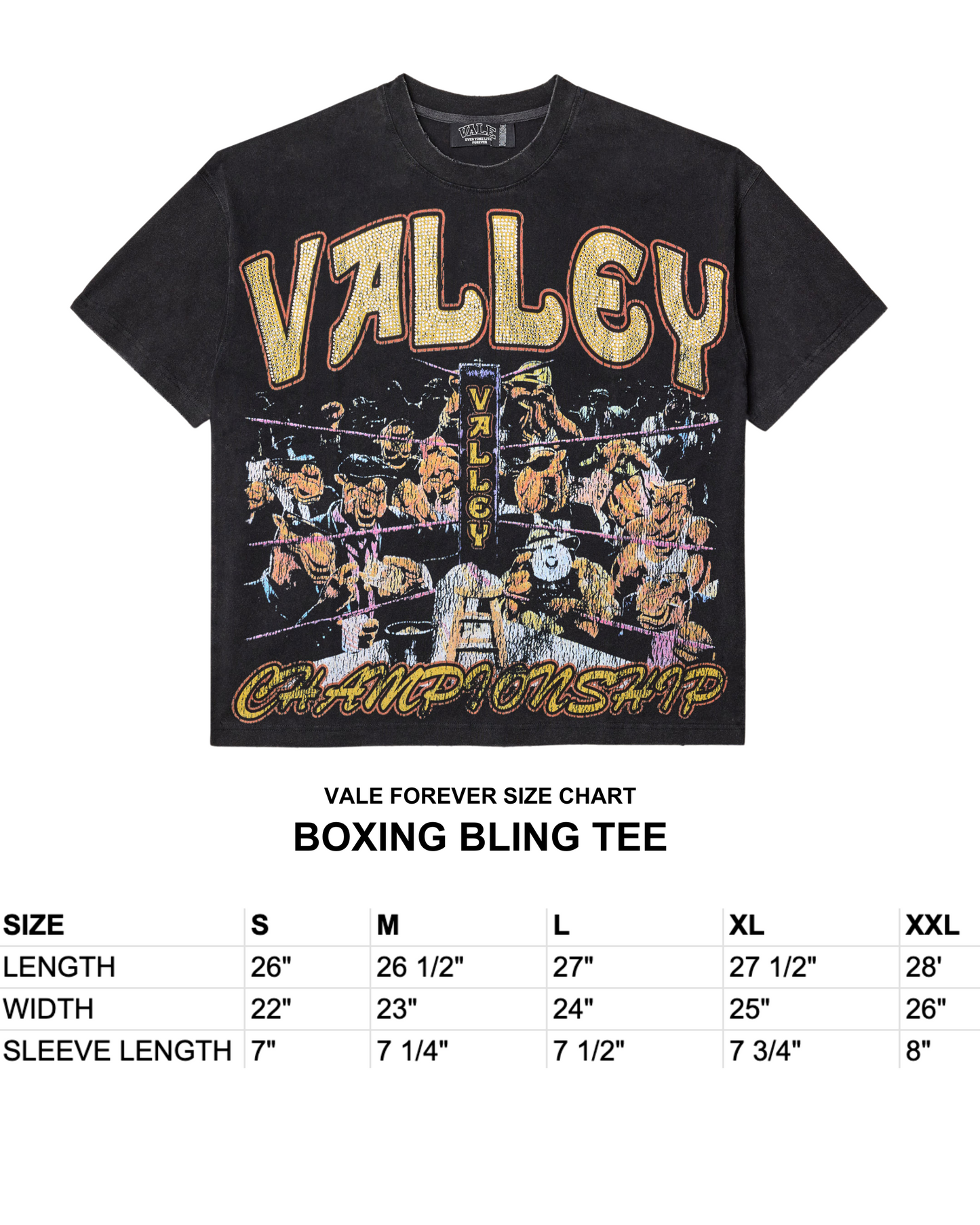 BOXING BLING TEE