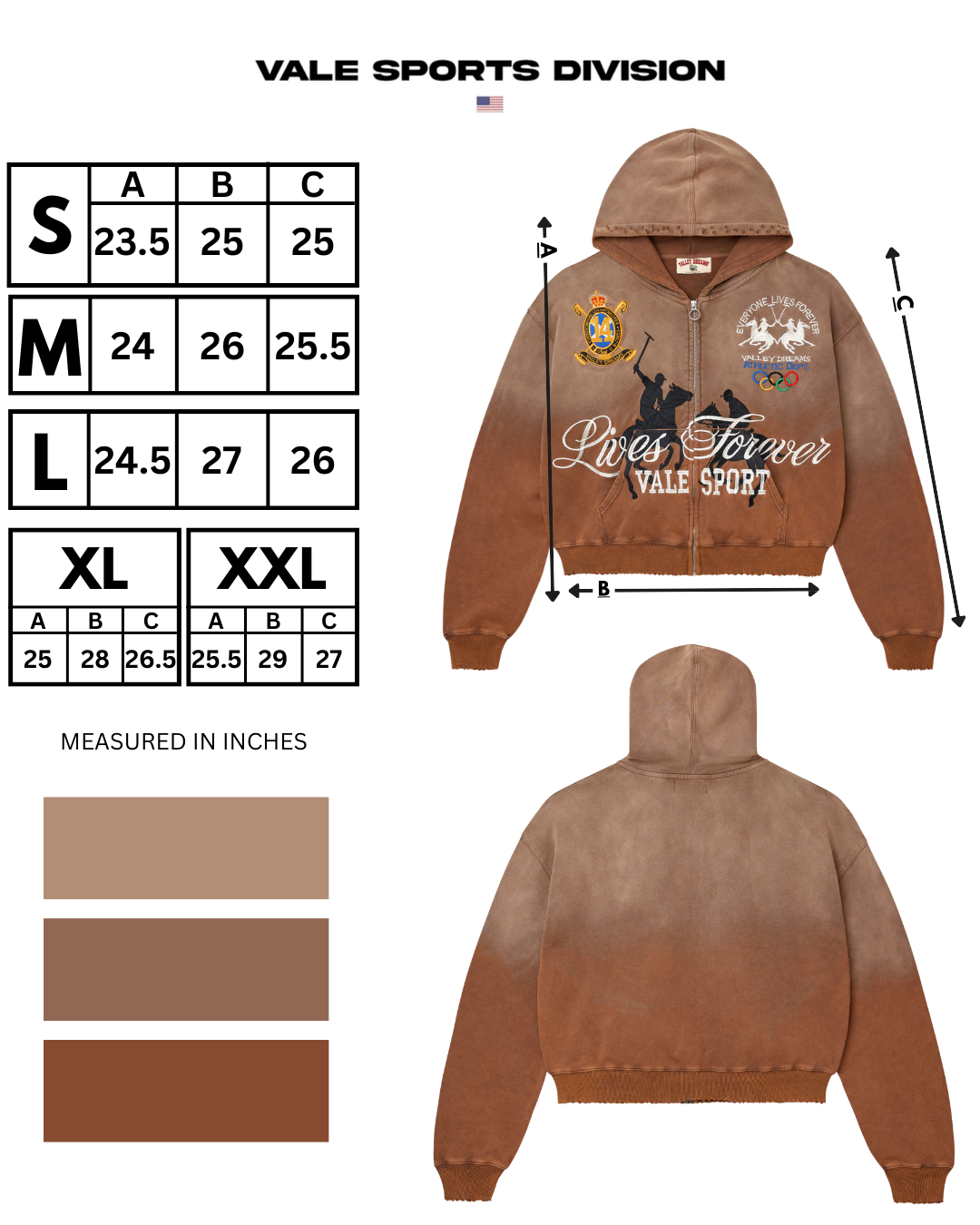 VANDERBILT ZIP UP
