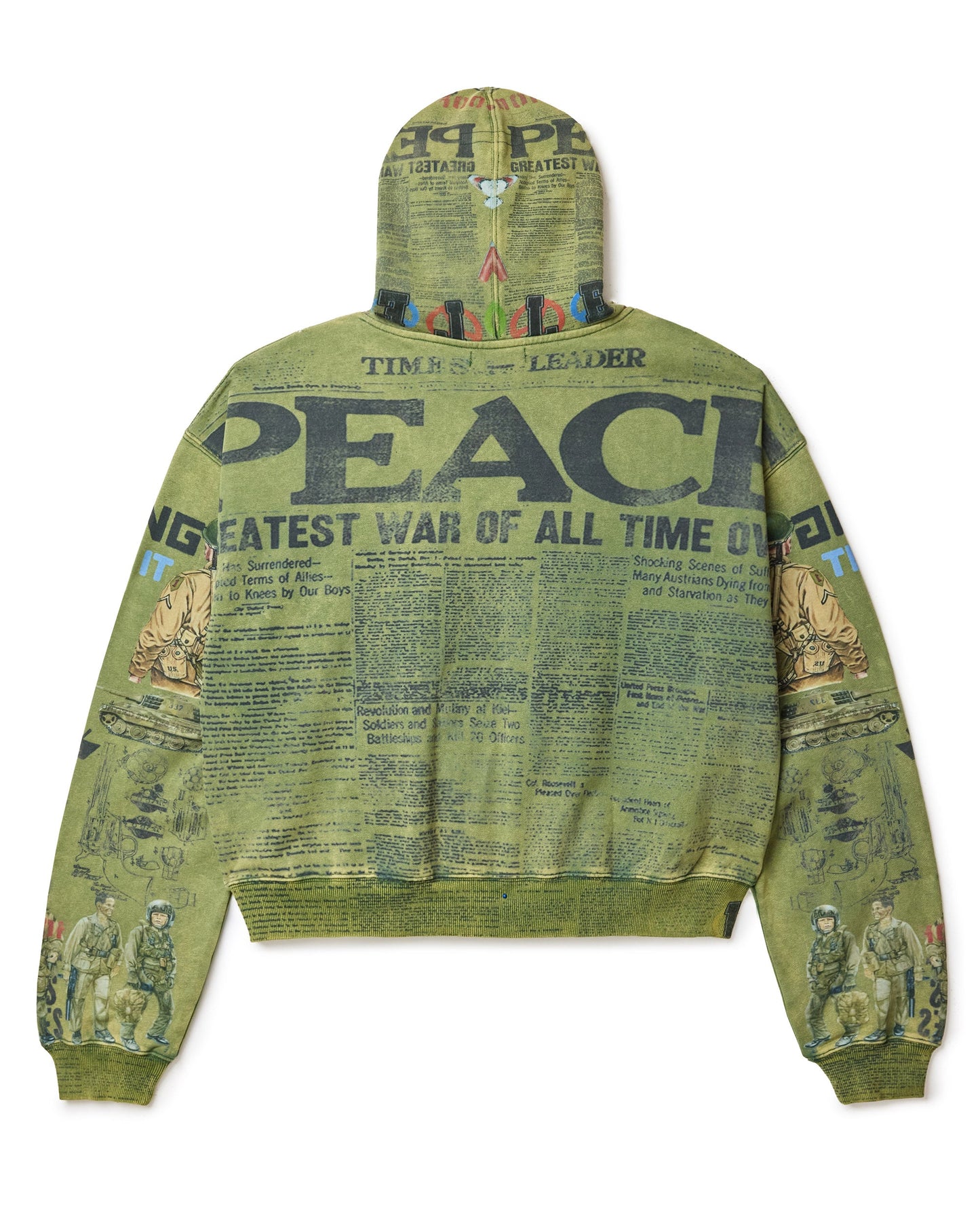 OLIVE PEACE HOODIE