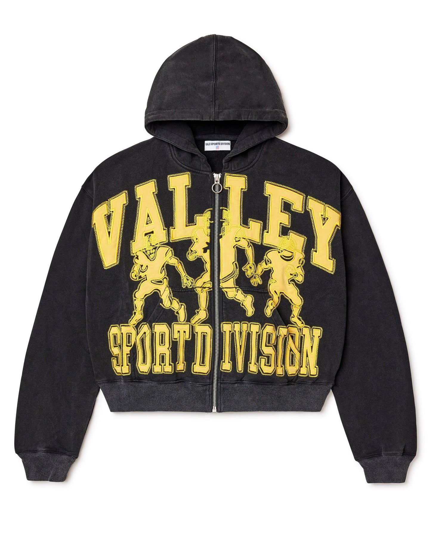 FRIDAY BLACK ZIP UP HOODIE