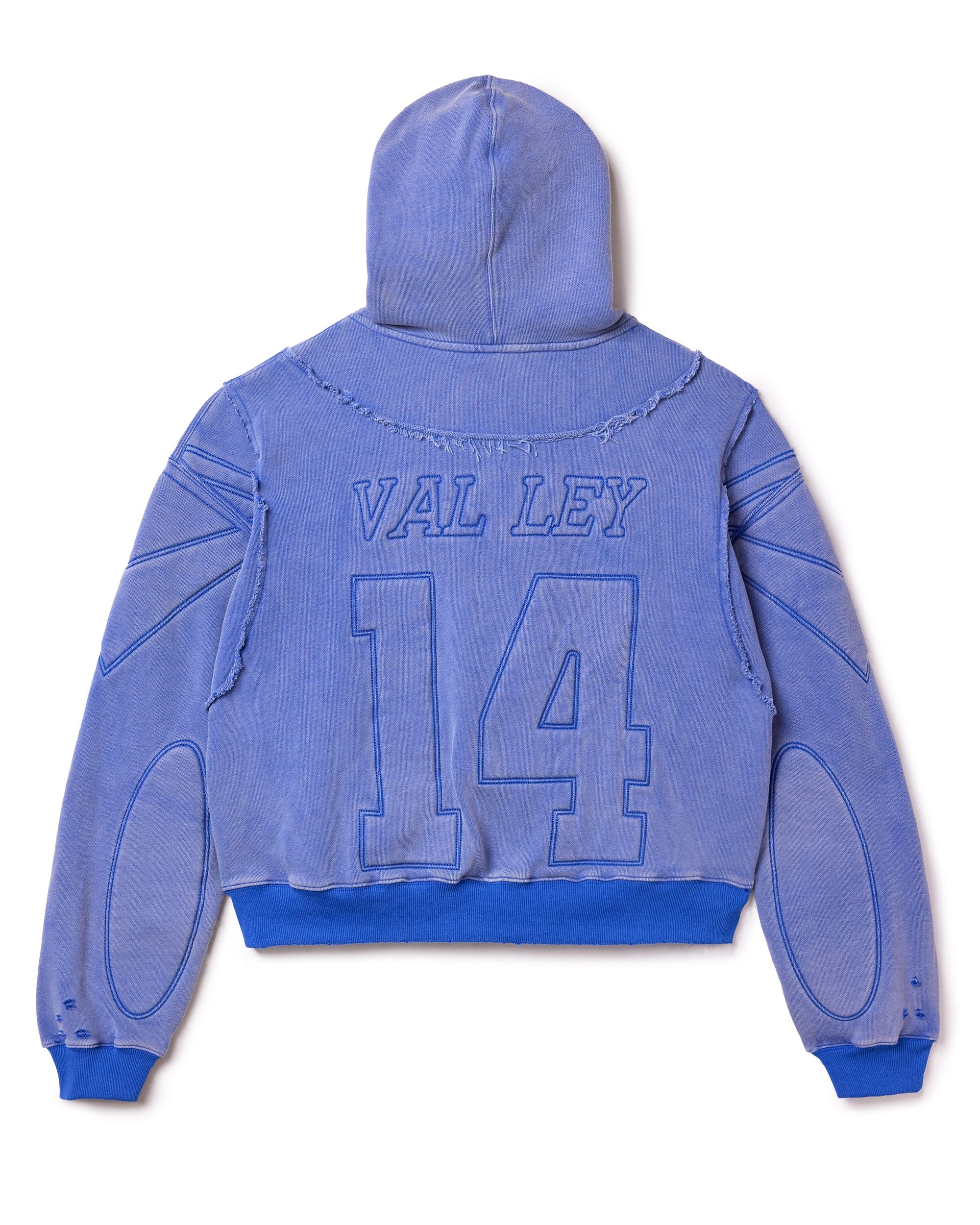 BLUE ARMOR ZIP UP HOODIE – VALE JERSEY CITY