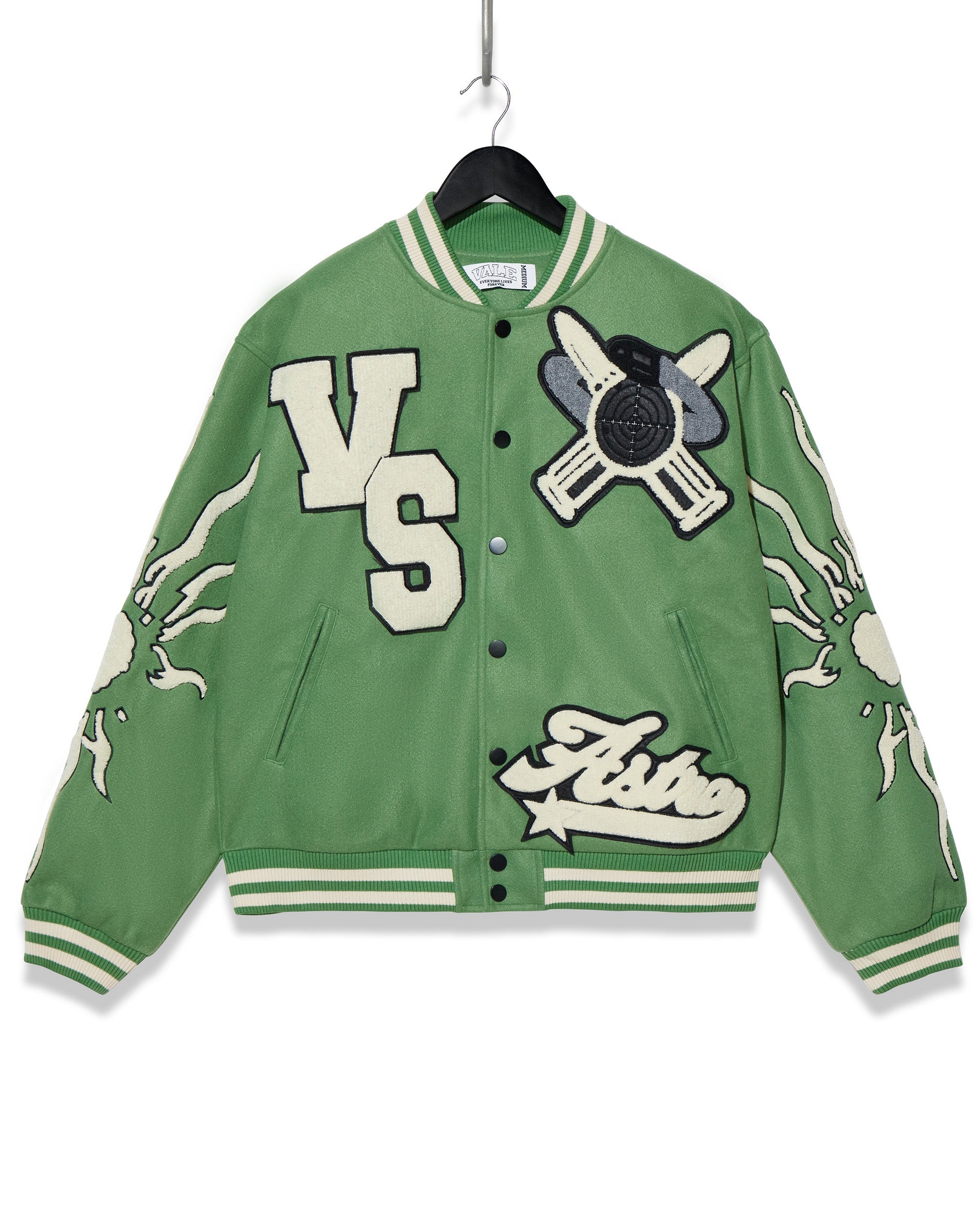 Vale Lives Forever British Motocroxxx Jacket “Green” VALE FOREVER