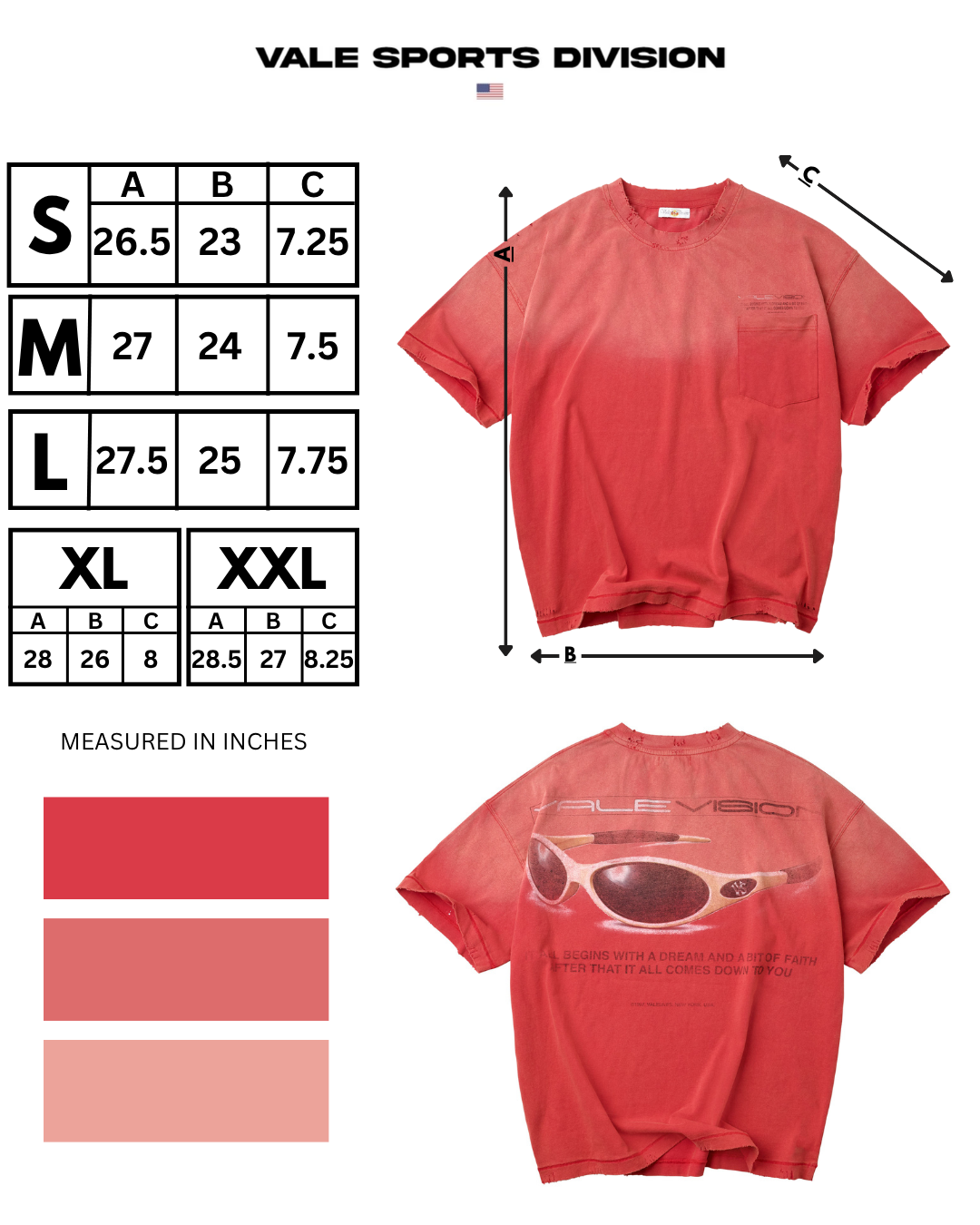 VISION TEE [RED]